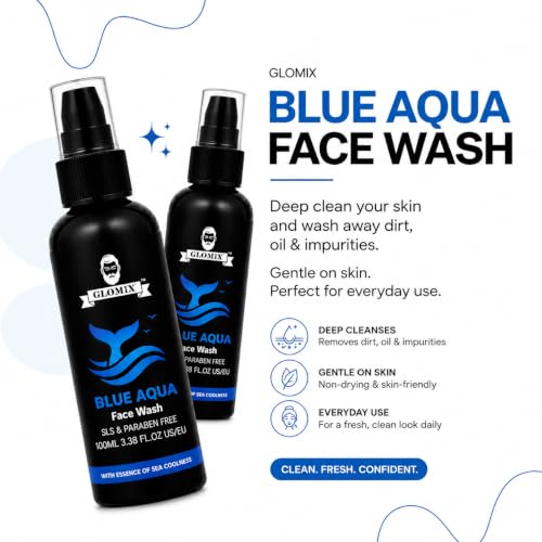 Image of Ocean Face Wash for Men | Fight Acne & Pimples, Brighten Skin, Clears Dirt, Oil Control, Refreshing Feel - Multi-Action Formula Pack Of 2 (100ml Each)