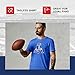 Team Fan Apparel NFL Modern Throwback T-Shirt - Cotton & Polyester Short Sleeve Adult Sports Tee (New England Patriots - Royal, Large)