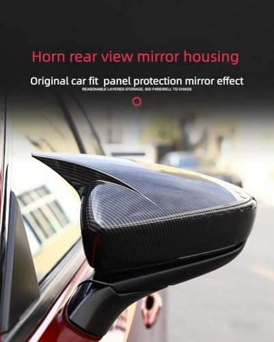 Cache rétroviseur Mazda 3 Axela carbone protection rayures - 2