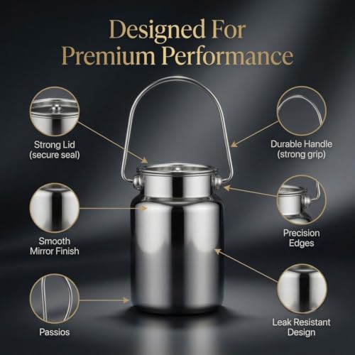 Image of Chakmak Rose Barni | Premium Food Storage Container | Airtight Kitchen Storage Jar | Multipurpose Container for Dry Fruits, Snacks, Pulses, Grains & Kitchen Essentials