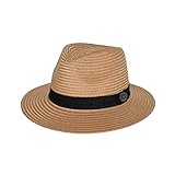 M-L/58cm House of Ord Cape Town Reef Pana-Mate  Sonnenhut Golfhut UPF50+ Zertifizierter UV-Schutz mit Golfball-Markierung Unisex Camel M-L/58cm