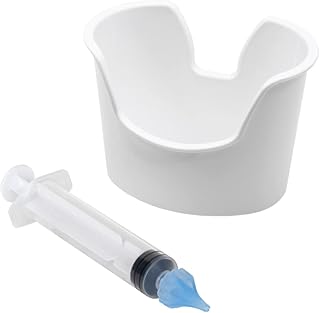 Acu-Life Ear and Ear Wax Cleaner for Humans Includes Syringe with Tri-Stream Tip and Ear Wax catching Basin