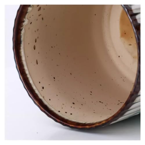 Grand pot de fleur plantes succulentes salon pot cylindrique céramique - 4