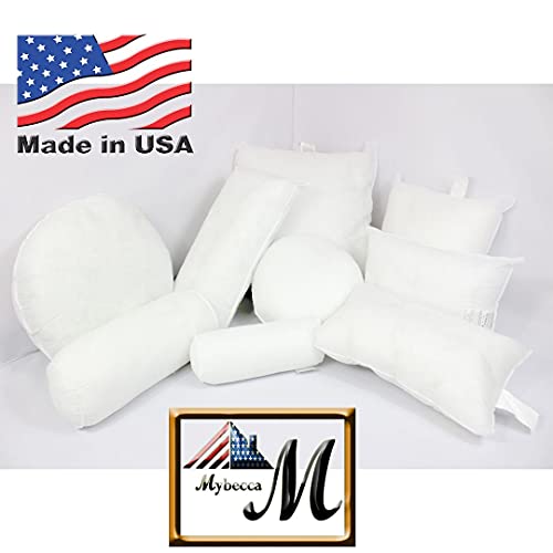 Muranohome – 45,7 X 45,7 Cm Sham Stuffer Cuscino Quadrato Forma Inserto In Poliestere, Standard/Bianco - 9