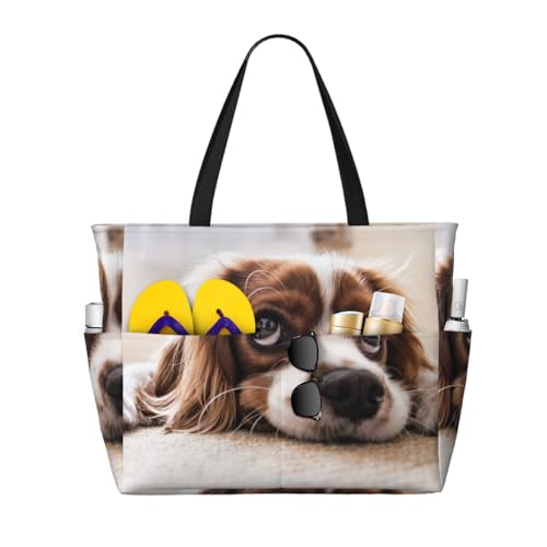 Sac Cavalier King Charles le cadeau idéal pour femme avec poignées