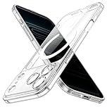 JETech Cover Magnetica Slim per iPhone 17 Pro Max 6,9 Pollici Compatibile con MagSafe, Protezione Completa per Obiettivo della Fotocamera, Custodia Ultra Sottile Leggera Trasparente (Trasparente)