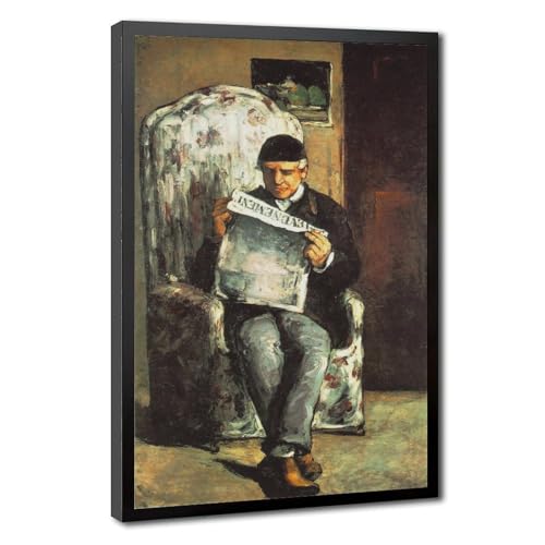 Impression sur toile Cézanne mur vide cadre suspendu décoration murale bureau facile 20x30