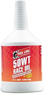 Red Line Oil 10504 Synthetic Race Oil 50WT Pack of 6 Quarts