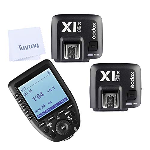 Godox Xpro-C 2.4G X �V�X�e�� TTL ���C�����X�g���K�[ �g�����X�~�b�^�[ 2X X1R-C �R���g���[���[���V�[�o�[�t�� �J�����p�AE-TTL II �@�\�A600EX-RT/580EXII/580EX/430EXII/V860C �t��