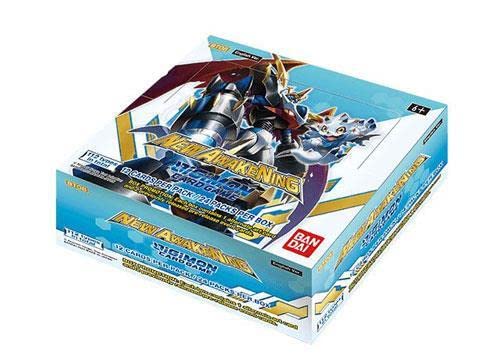 2022 Digimon English TCG New Hero [BT08] Booster Box - 24 Packs or 12 Cards Each! - 
