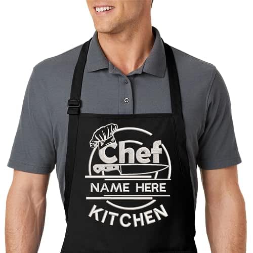 PLACE4PRINT Custom Embroidered Aprons with Your