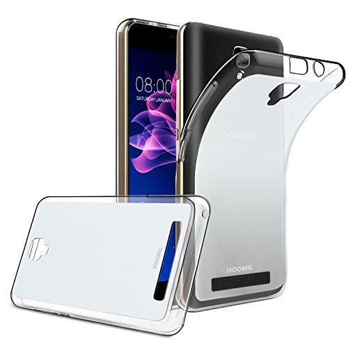 HOOMIL Doogee X10 Case Soft TPU Slim Protective Clear Case for Doogee X10 Phone Cover (Crystal) - HU3216
