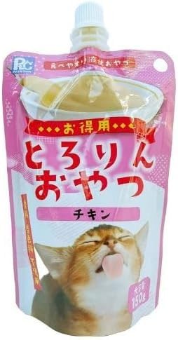 ペットライフクリエイト [隔月6回 定期便]PLCとろりんおやつ 猫用(チキン)150g×48個 ペットフード 定期便