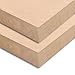 Produktbild vidaXL 2x MDF Platten 60x60 cm 25 mm Mitteldichte Faserplatte Holzzuschnitt