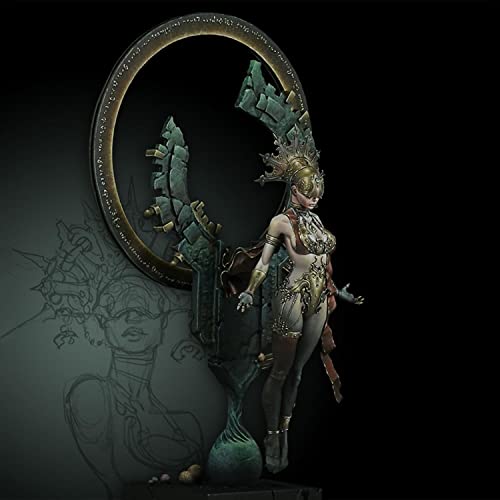 Figura modelo de resina guerrero fantasía 1:18 miniatura 2
