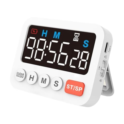 Cronómetro portátil digital de cocina en PP resistente para controlar tus recetas paso a paso 2