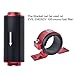 EVIL ENERGY 50mm Fuel Filter Mounting Bracket, Fuel Pump Clamp Holder Red
