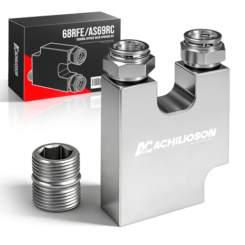 68RFE / AS69RC Transmission Cooler Thermostatic Bypass Upgrade Compatible with 2013-2018 Dodge Ram 6.7L Cummins Diesel Transmission Cooler Thermal Bypass Valve (TBV)