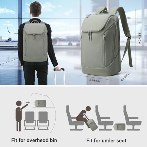 Image of BANGE Commute backpack can hold 15.6 inch laptop,Fight approved carry on backpack for men and woman