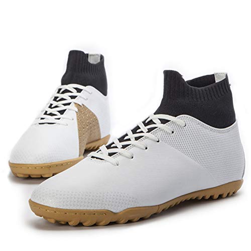 Leader Show Men's Performance Athletic Soccer Cleat,Trainer Football Shoes (9.5, Yellow-L) #TOP5