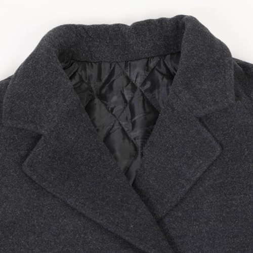 ThCreasa Boys Classic Double Breasted Pea Coat Wool Blend Notch Lapel Fall Winter Dress Coats4