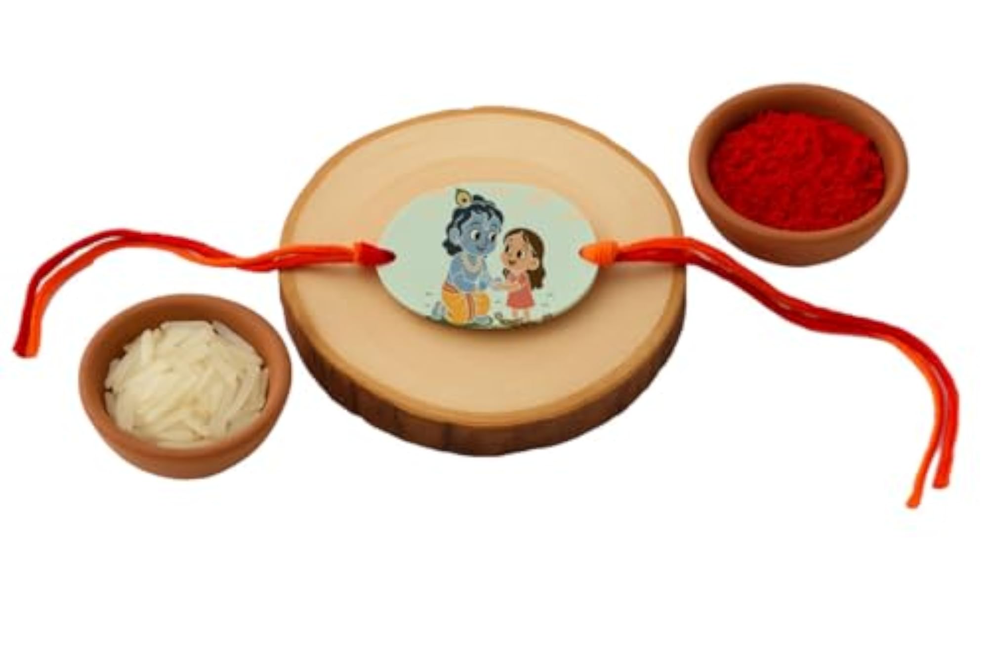 Set of 12 Handmade Bro Rakhi for Younger Brothers