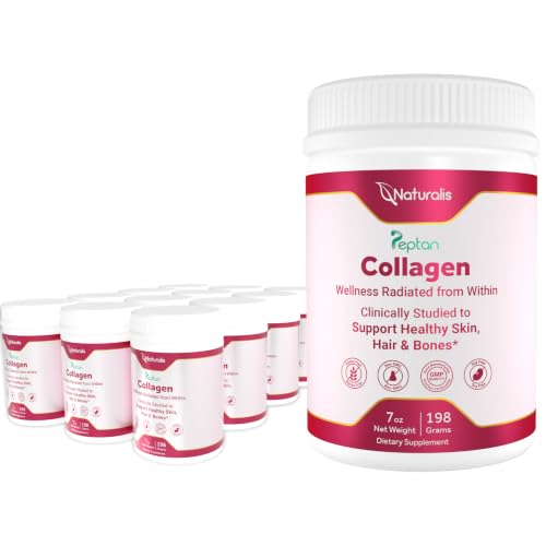Image of Naturalis Collagen Peptides Powder Pack of 12 | Healthy Skin, Hair & Bones*