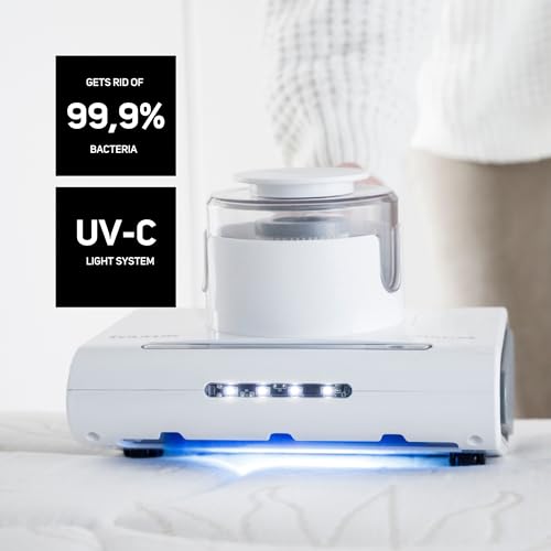 Image of Taurus -Textile Care Mattress Vacuum Cleaner,300w,UV-C Ultraviolet Light,Motorized Brush,LED Light,Long Action Length