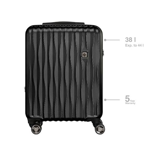 Valise rigide WENGER Energie bagage à main noir extensible de 38 à 44 l avec serrure - 2