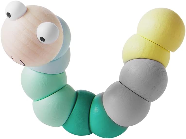 Mud PieChildren's Wiggle Worm Toy, Green