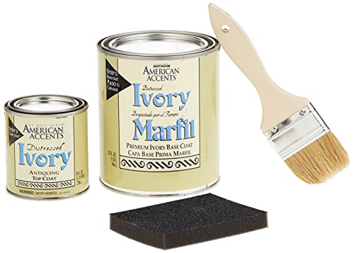 Rust-Oleum 202867 Distressed Quart And Half Pint Kit, Distressed Ivory