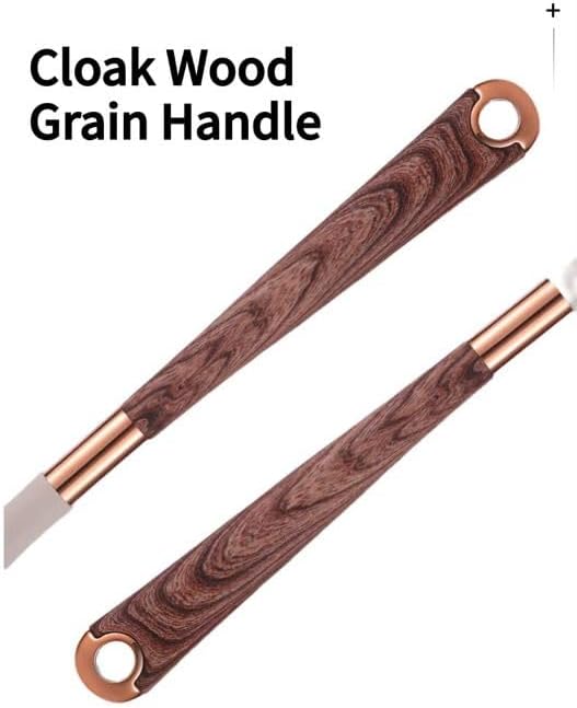 Miniatura 4 de Juego de utensilios de cocina de silicona de alta calidad de 11 piezas con soporte, herramientas de cocina resistentes al calor con asas de grano