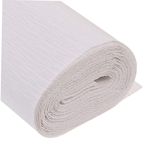 VILLCASE Craft Crepe Paper 1 Roll Italian Stretch Flower Crepe Paper Decor for Home Wedding
