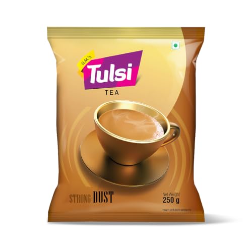 Image of Tulsi Tea Strong Dust | Premium Dust Chai Patti | Extra Strong Taste | Dhaba Style Blend For Tea Lovers Parent (250G)