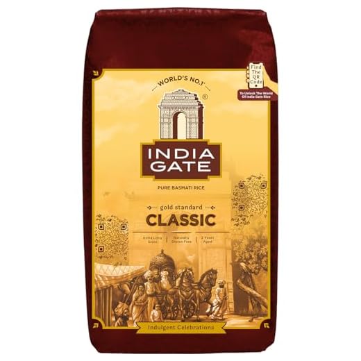 INDIA GATE Classic Basmati Rice (aus Indien, feines Langkorn) aromatisch, Vorratspackung - 1er Pack (1 x 1 kg)