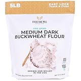 Buckwheat Flour | 5 LBS | Premium Quality Organic | Medium Dark | Fine Grind