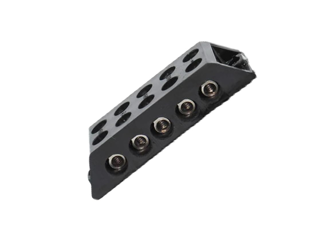 VRCT Control Panel 30A 5 Way Bakelite Connector Strip Double Row Barrier Black Terminal-image-43