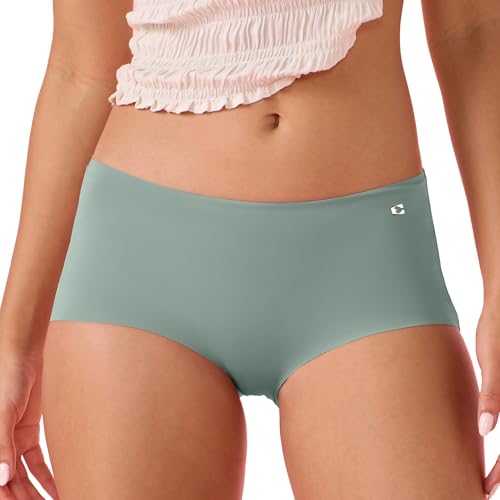 Image of Enamor Innovations Invisi, All Day Comfort, Mid Waist Boyshorts Panty for Women - No Visible Panty Lines, Breathable, Sweat Wicking, Free Cut, Full Coverage - PS40