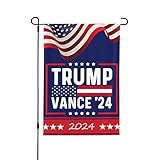 trump-vance '24 bandiere trump-vance '24 bandiere da giardino novità bandiere da giardino 12x18 bandiera bifacciale per decorazioni da giardino per decorazioni esterne
