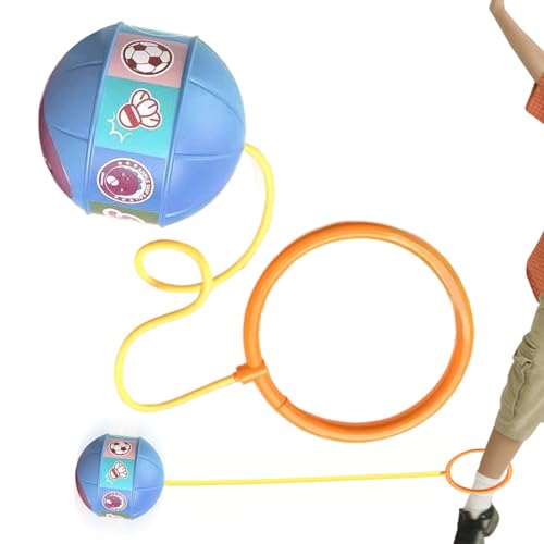 Knöchel Skip Ball - LED Light -up -Seilball, interaktives Outdoor -Spiel | Fitnessspielzeug für Kinder Teenager Erwachsene, Schulspielplatzgarten, Hinterhof Yard Party Home Fun Aktivität Aktivität