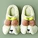WNxiaobaozi Zapatillas De Casa Mujer Verde Unisex 3D Novelty Fun Perros Soft Warm Cosy Animal Slippers Familia Interior Divertido Zapatillas De Invierno Casero Zapatos Toboganes,41