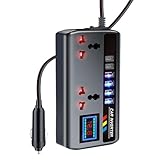 inverter pc portable lenovo Versatile Charging Solution: With double AC connections, 2 TYPE-C outputs, and 3 USB ports featuring PD and OC3.0 outputs, this car inverter caters to all versatile charging needs. Get unparalleled performance with nine functional outputs