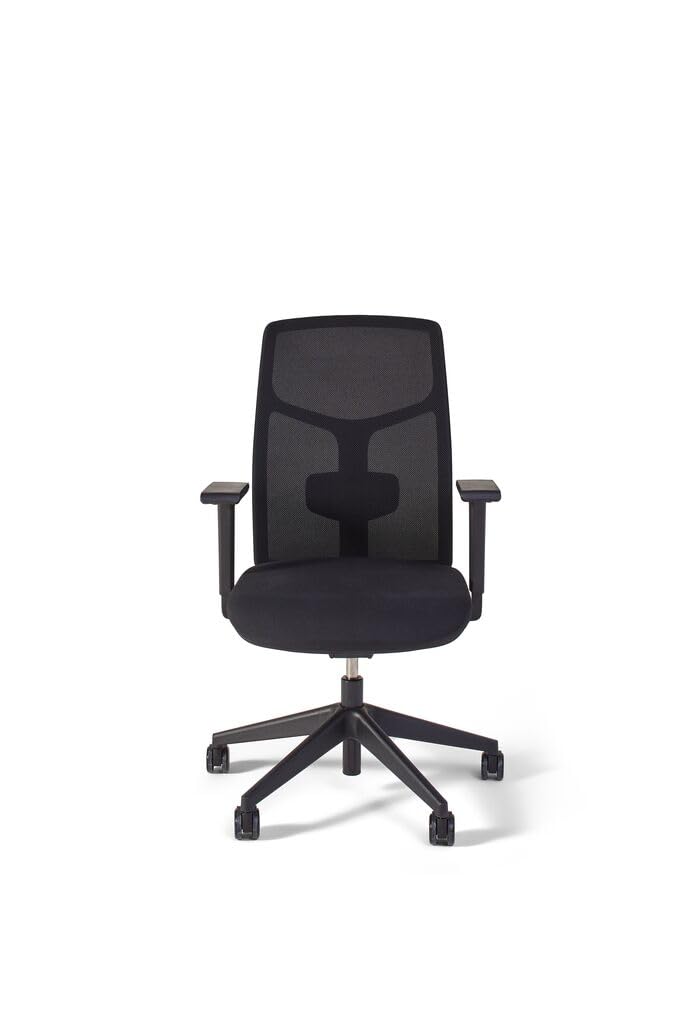 Ahrend Zest Bürostuhl, Ergonomischer Stuhl, Schreibtischstuhl, höhenverstellbar, atmungsaktiv, 2D-Armlehnen, Lendenstütze, NEN-Zertifiziert, nachhaltiger Bürostuhl, Homeoffice, Office