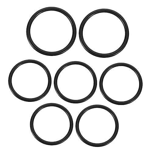 TOPPERFUN 7pcs Music Bowl Washer Bowl Rubber Ring Crystal Singing Bowl Accessories Sing Bowl Accessory Buddhist Ritual Cushion Buddha
