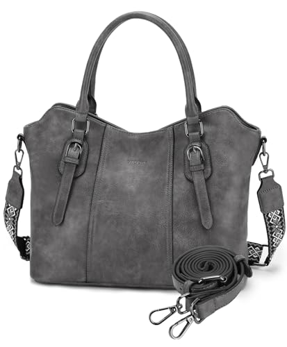 Image of VASCHY Hobo Purse for Women, Two-Strap Set, Easily Converts to Shoulder Bag, Crossbody Bag, or Tote Handbag, Travel Work Bag