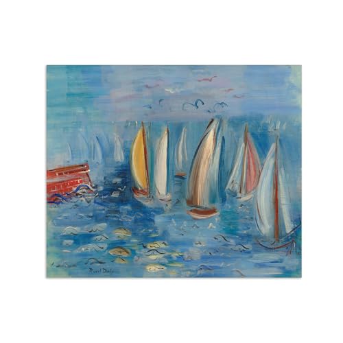 Impression sur toile Raoul Dufy haut de gamme de grand format 95x80cm sans cadre