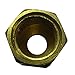 Azusa Compression Nut Brass Fitting, 3/16