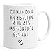 Produktbild MoonWorks Ich mag dich ein bisschen mehr als ursprünglich geplant Kaffeetasse Liebe weiß unisize