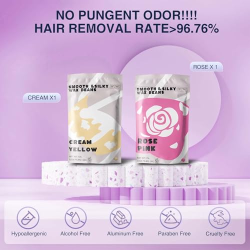 Perles de cire dure 100 g avec kit de chauffe-cire électrique - 3