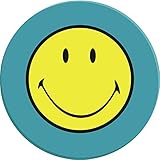 100% Lebensmittelecht Zak Designs Handels 6662-0843 Smiley Teller Aqua Blau, 20 cm